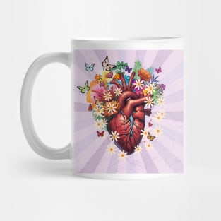 Love flowers heart Mug